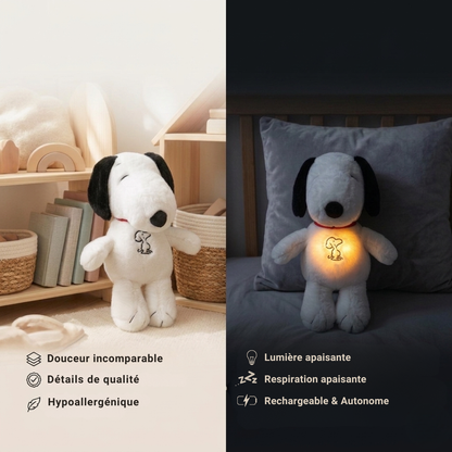 Doudou respirant et lumineux antistress